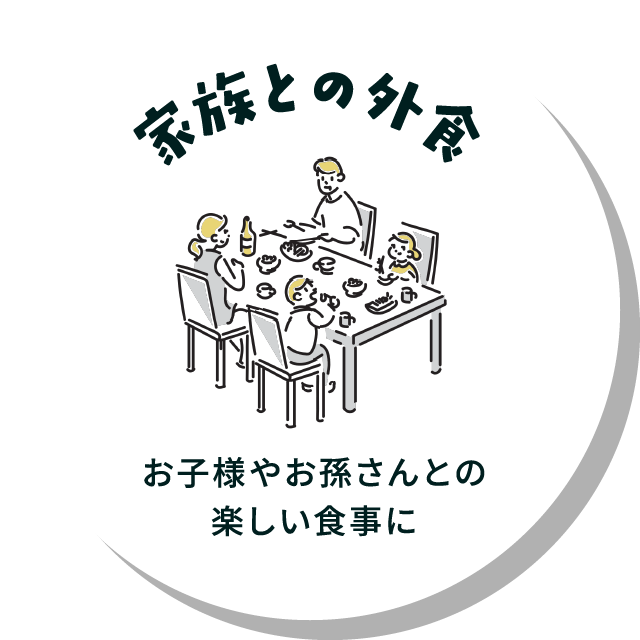 家族との外食